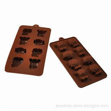 8-cavity lion silicone ice cube mold
